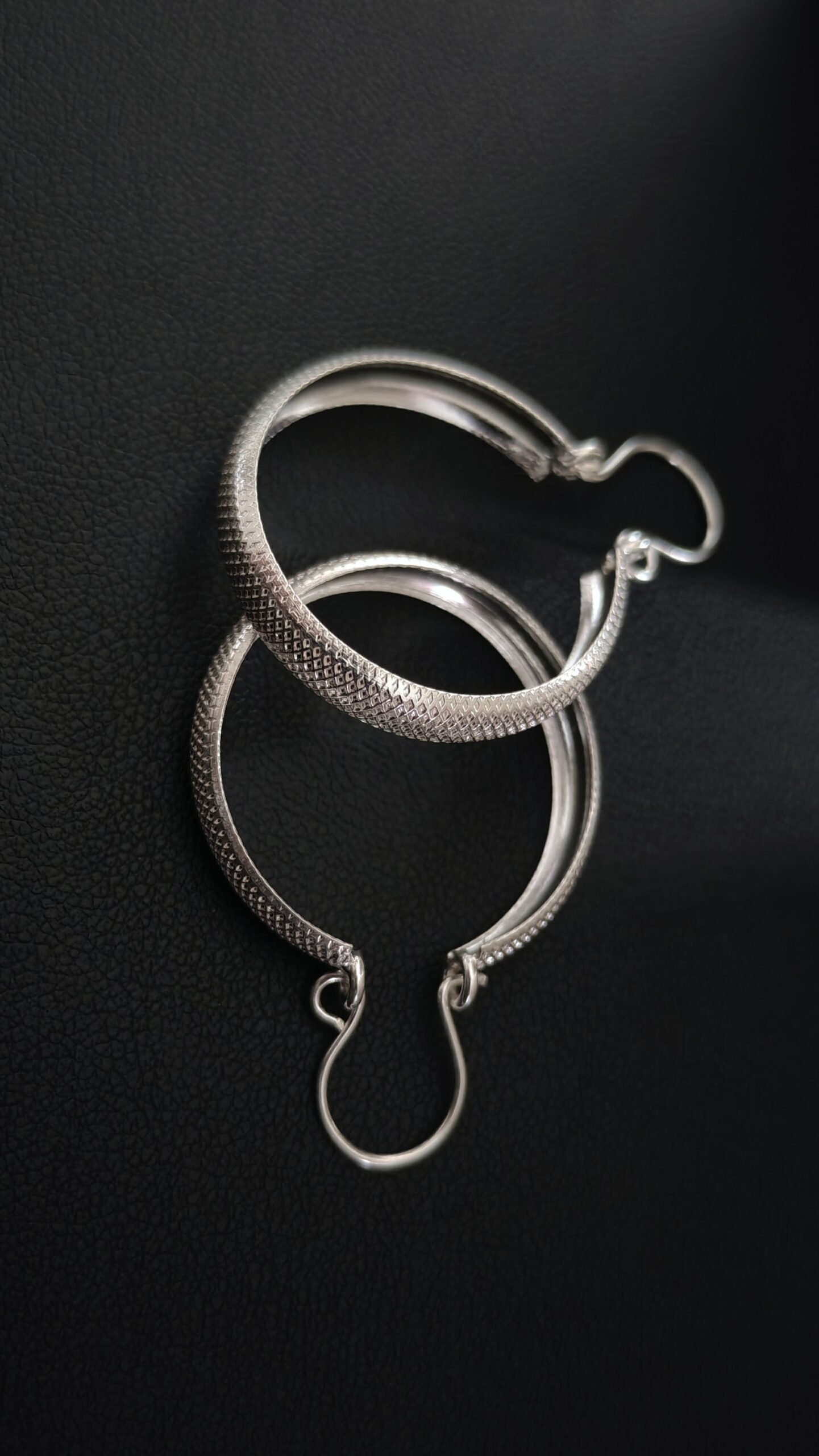 Argollas Bote Piel de Serpiente