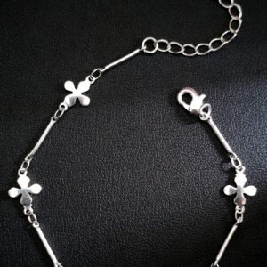 Pulsera de Tréboles Plateados