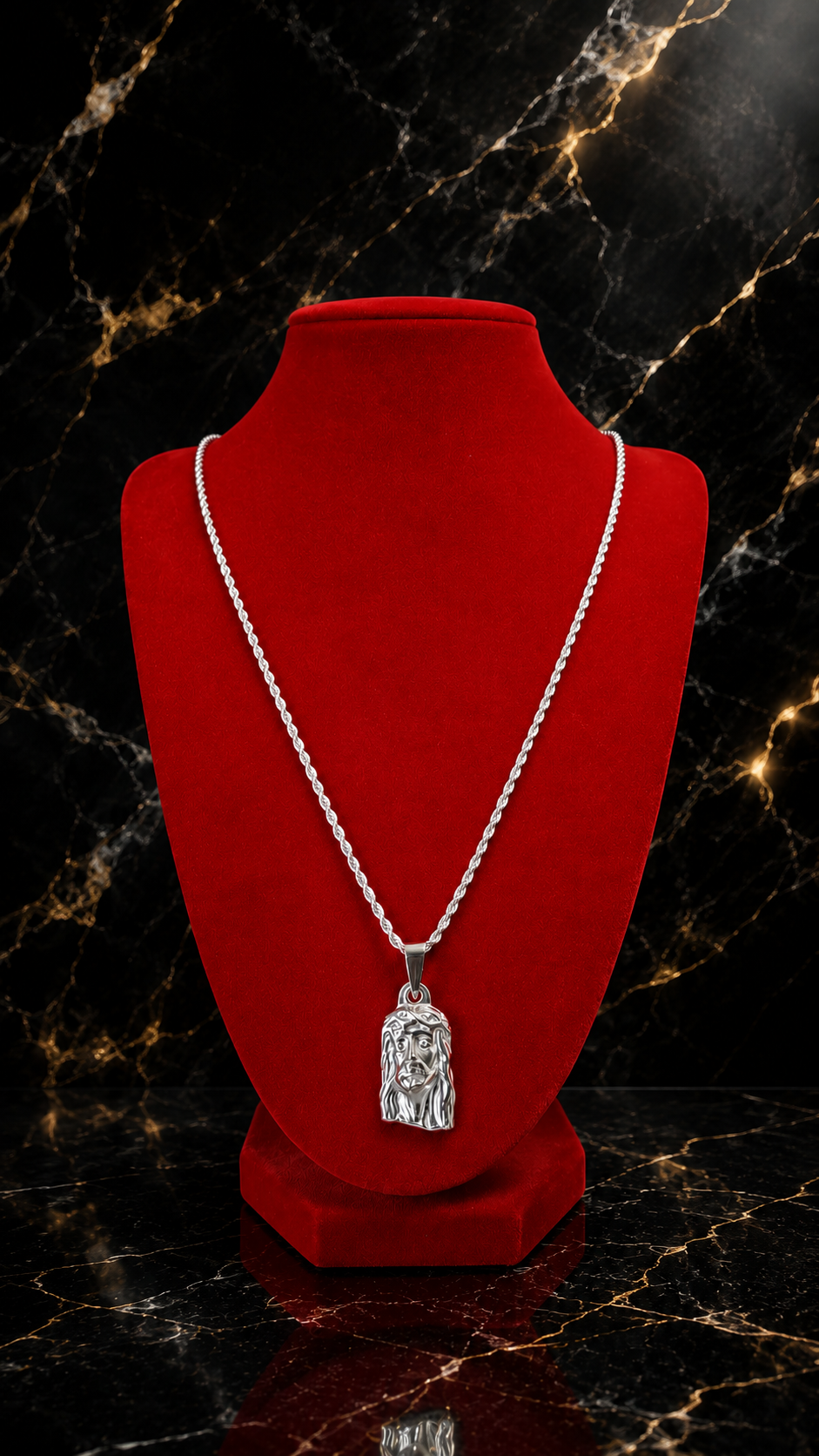 Conjunto Tourbillon + Dije de Cristo