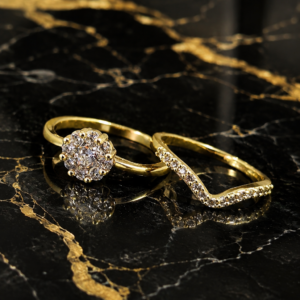 Anillo Promesa "Duo Celestial"