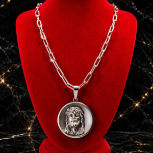 Conjunto Modelo Ancla + Dije Medallón Cristo
